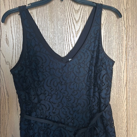 Loft Navy Blue Lace Dress - Picture 2 of 5